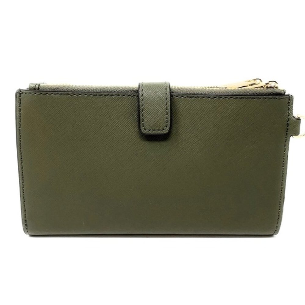 SOLD 🛍MICHAEL KORS LG Jet Set Double Zip Wristlet - Picture 4 of 6